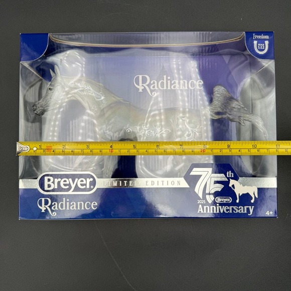 Breyer Radiance 75th Anniversary Limited Edition Arabian Mare 1:12 Scale Horse - Picture 9 of 9